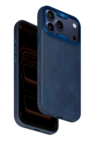 Lacivert dokulu HDD telefon kılıfı